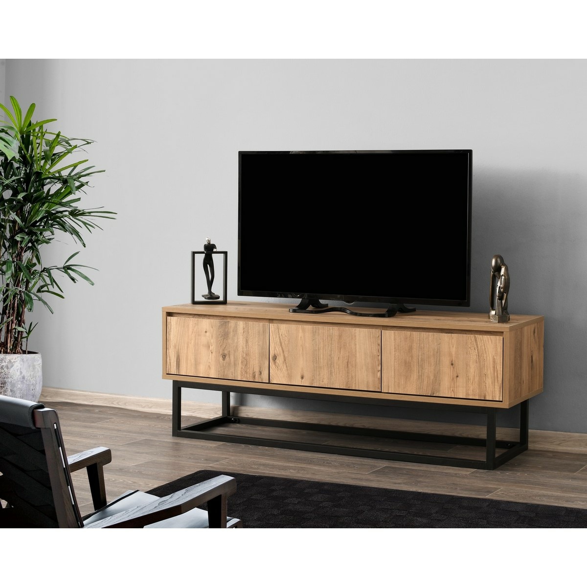 Televízny stolík Tilsim Black and Pine