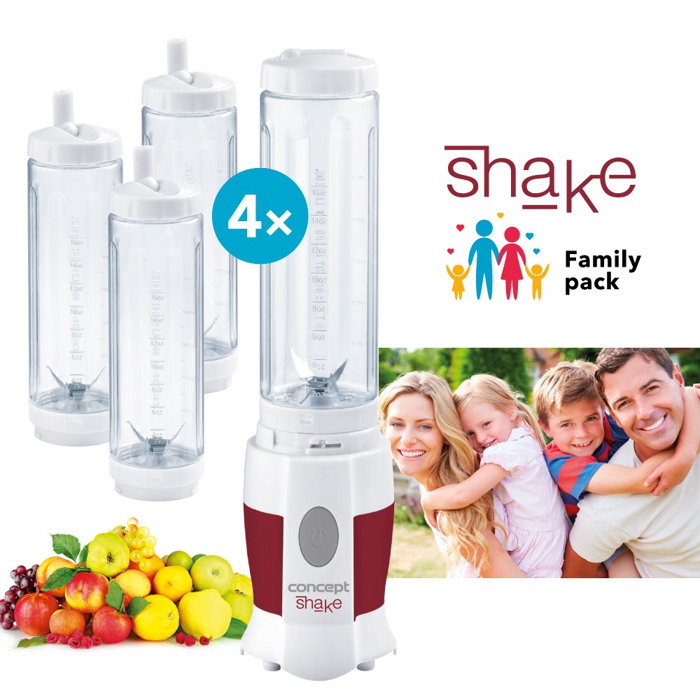 Concept SM-3354 Smoothie maker, 4 láhve