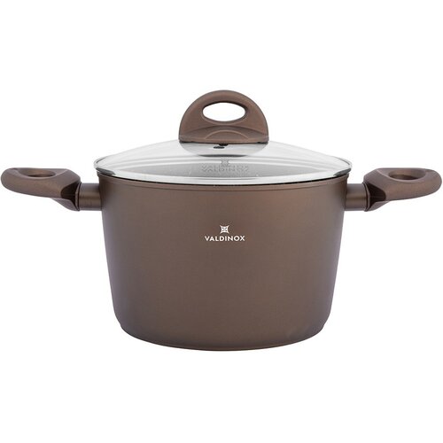 Valdinox Aurum Cratiță cu suprafață antiaderentă cu capac, 20 cm