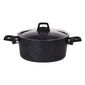 Cratiță din aluminiu cu capac EH Granite 4,4 l , diam. 24 cm