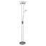 Rabalux 4468 Neil stojací LED lampa stříbrná, 180 cm