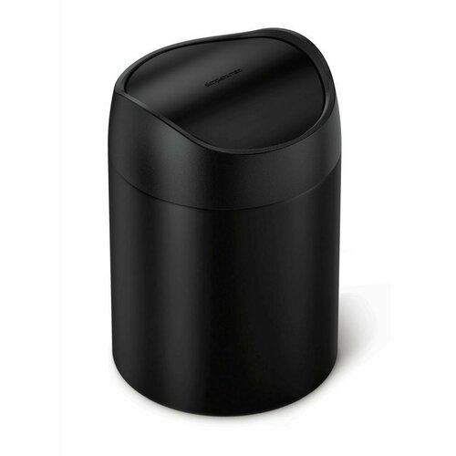 Simplehuman Tischabfalleimer MINI 1,5 l, Schwarz