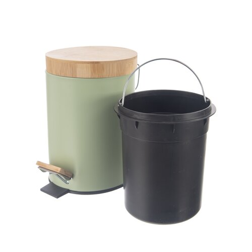 Orion Koš za smeti s pedalom Greenish, 3 l