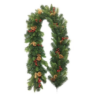 Božična girlanda Savona zelena, 200 cm