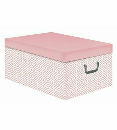 Compactor Skládací úložná krabice Nordic, 50 x 40 x 25 cm, růžová