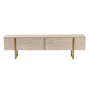 Televizní stolek Serenity Travertine