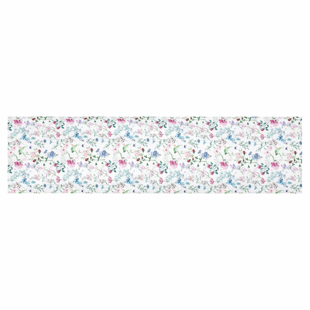 Traversă de masă Mix de flori , 40 x 150 cm