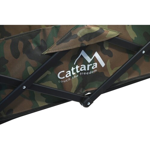 Cattara 13704 Camping voziček zložljiv Trogir Army, 104 x 86 x 55 cm