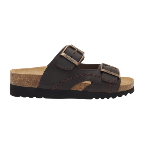 Scholl Pantofle Moldava Wedge AD hnedá, veľ. 38