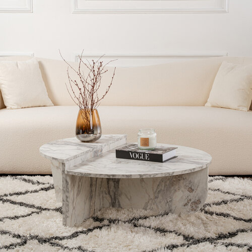 Măsuță de cafea Orion Freesia Marble