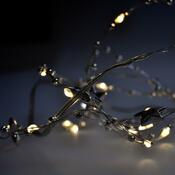 Solight Svetelná LED retiazka s dekoráciami, 20 LED, 1 m, teplá biela