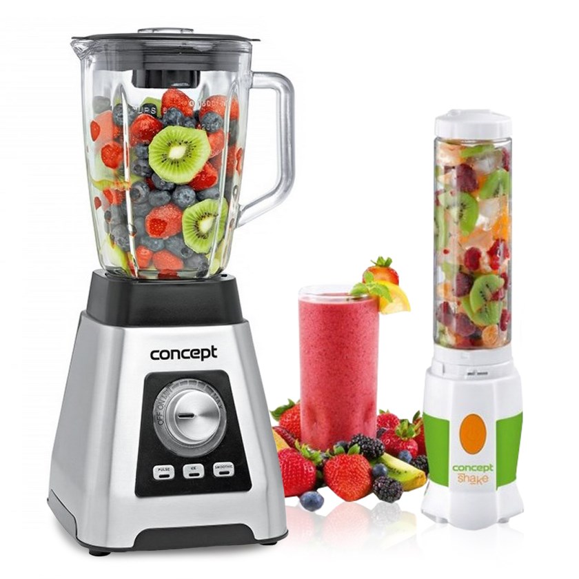 Concept SM3410 Smoothie mixér 1,5 l Perfect Ice Crush + DARČEK SM3350 Smoothie maker Shake And Go