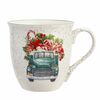 Altom Kubek porcelanowy Christmas car, 630 ml, zielony