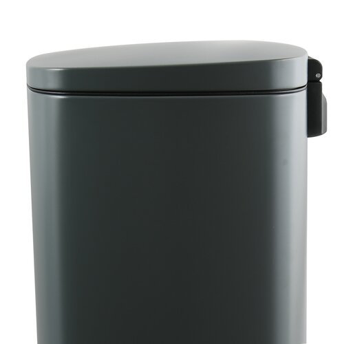Spirella Kosz na śmieci z pedałem soft-close Akira 50 l, matowy szary