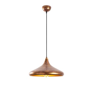 Lampa wisząca Barek - 11545, miedziana