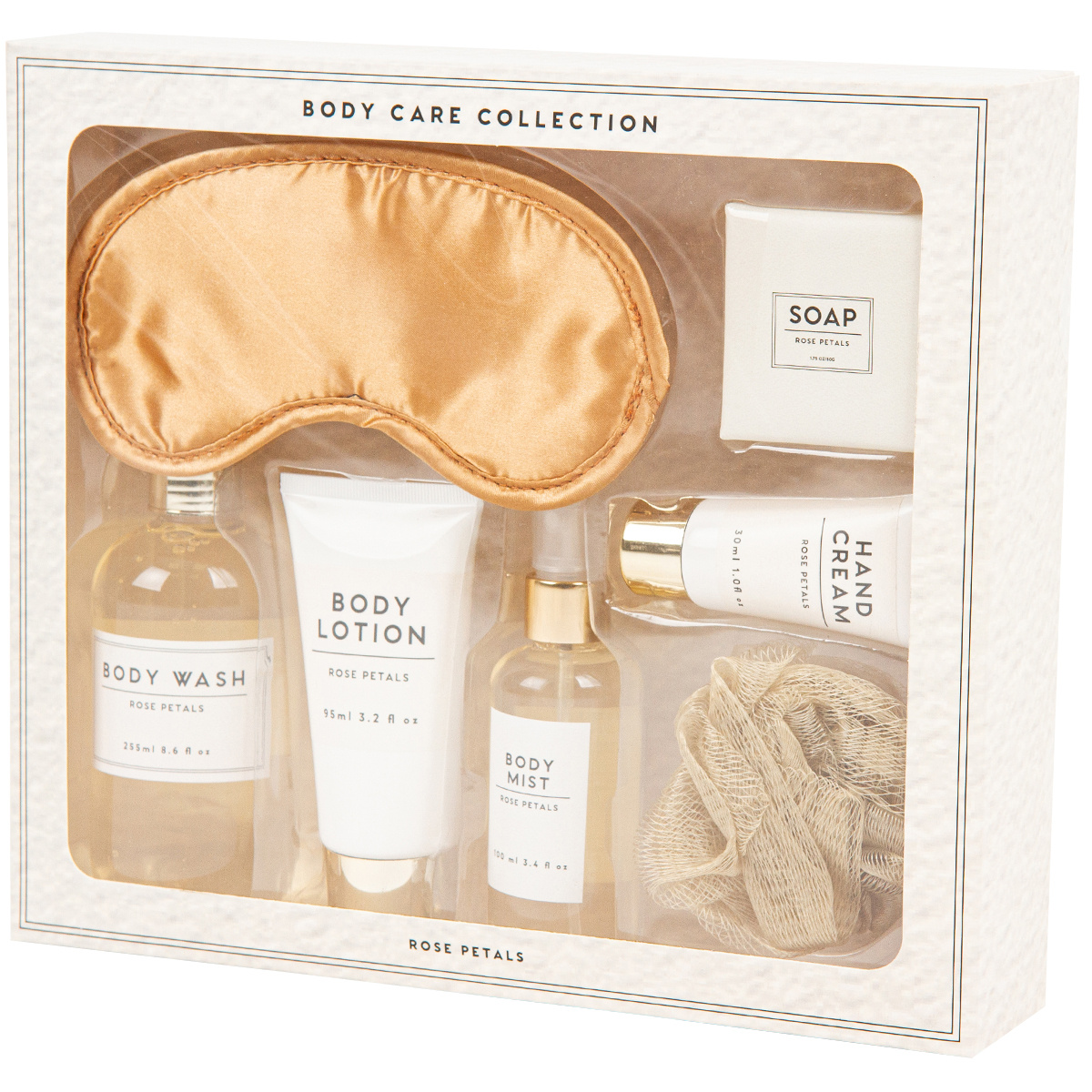 Set cosmetice cadou Body care Rose petals, 7 buc.