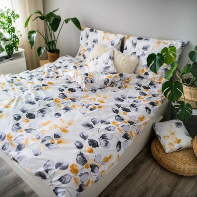 Satin-Bettwäsche Ema Kate, 140 x 200 cm, 70 x 90 cm + 40 x 40 cm