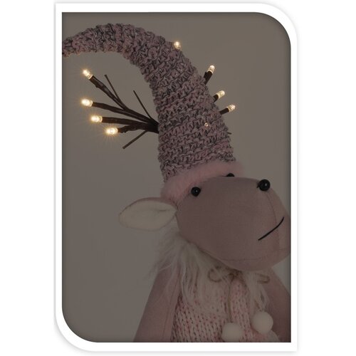 Ren de Crăciun Reindeer Boy, din pluș, 60 cm