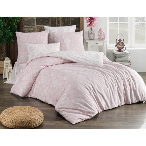 BedTex Bombažna posteljnina Almina pudra, 140 x 220 cm, 70 x 90 cm