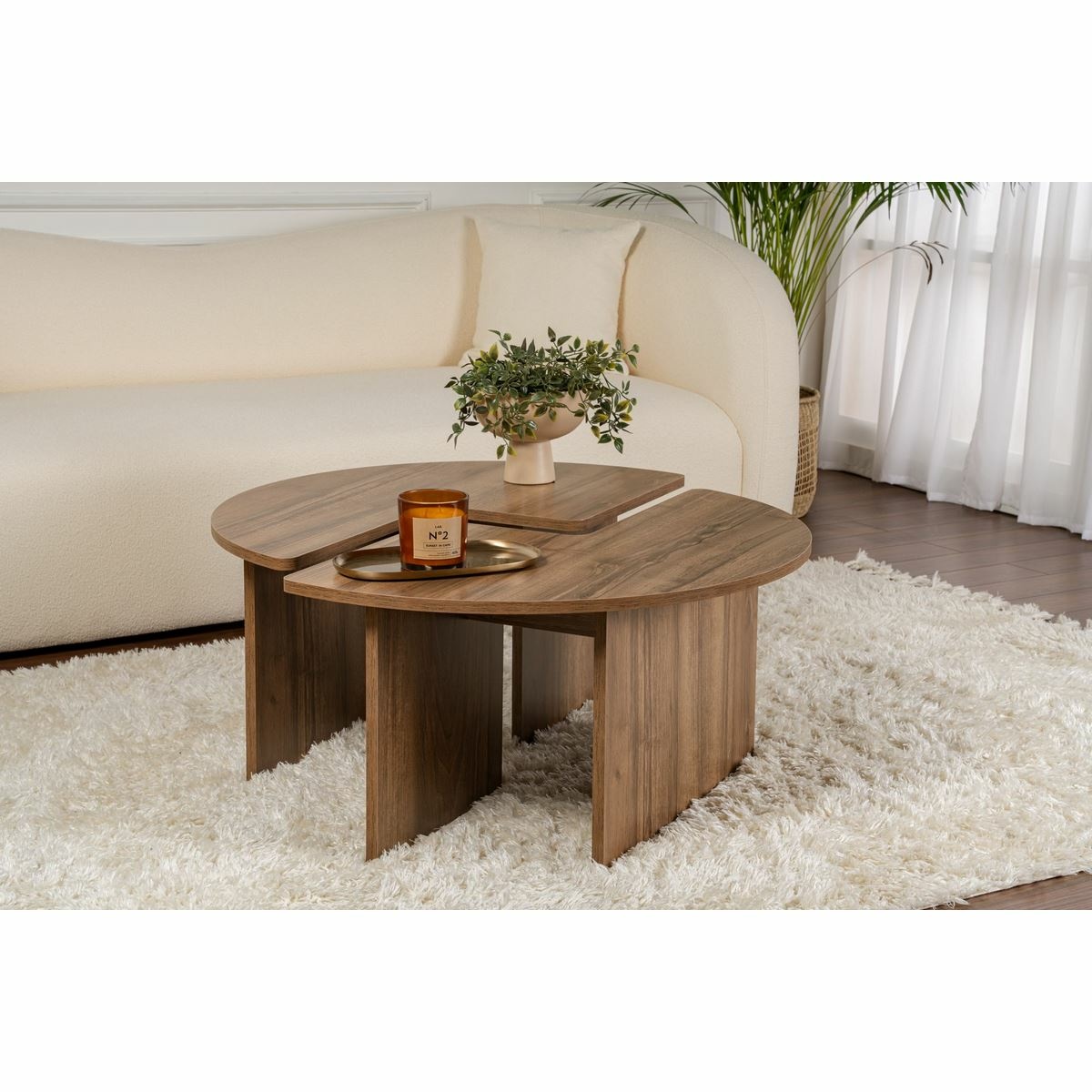 Konferenčný stolík Moira Walnut