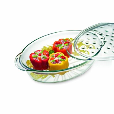 Glasauflaufform Simax oval Fashion, 3,5 l