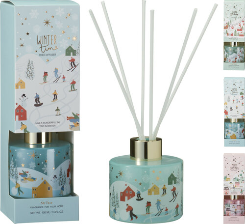 Vonný difuzér Winter Fun, vůně PinkFairytale, 100 ml