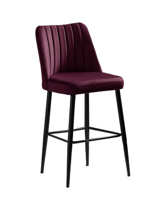 Barstuhl-Set Vento Claret Red, 4 Stück