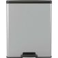 Curver Pedálový odpadkový kôš Deco Bin Rectangular, 26 + 26 l