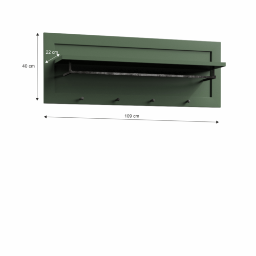 Cuier PROVANCE WP, verde