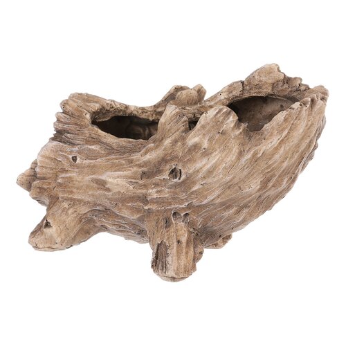 Blumenbehälter Wurzel, 11 x 21 x 11 cm, Polyresin