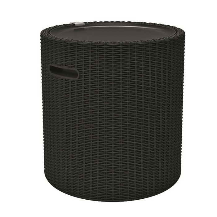 Keter úložný stolek Cool Stool 39 l, antracitová