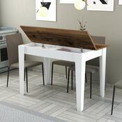 Jídelní stůl Kiev White and Walnut