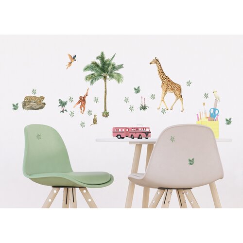 Samolepilni dekoracije Jungle 2, 30 x 30 cm