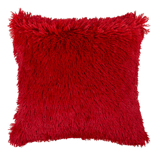 Poszewka na poduszkę Włochacz Peluto Uni czerwony, 40 x 40 cm