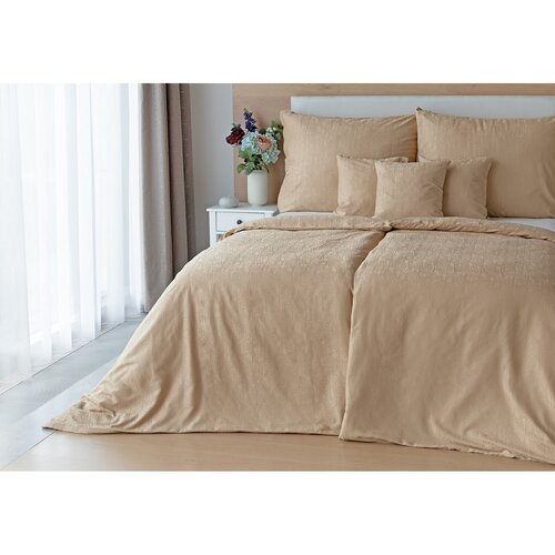 Matějovský Posteljnina iz bambusovega damaskaSofie Hazel Brown, 140 x 200 cm, 70 x 90 cm