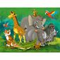 Detská fototapeta XXL Zvieratá v džungli, 360 x 270 cm, 4 diely