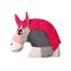 Bellatex Formkissen Einhorn rosa , 46 x 40 cm