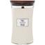 WoodWick Vonná sviečka váza veľká White Teak, 609 g