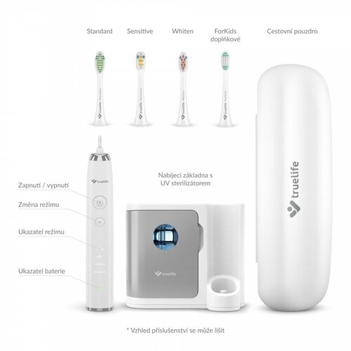 TrueLife sonična zobna ščetka z UV sterilizatorjemSonicBrush UV