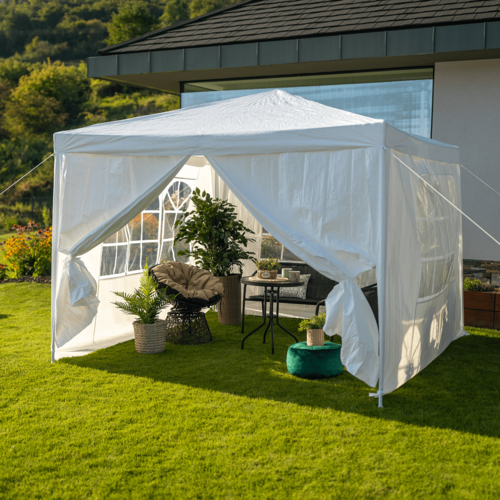 Namiot ogrodowy Trekno typ 1, biały, 300 x 300 x 245 cm