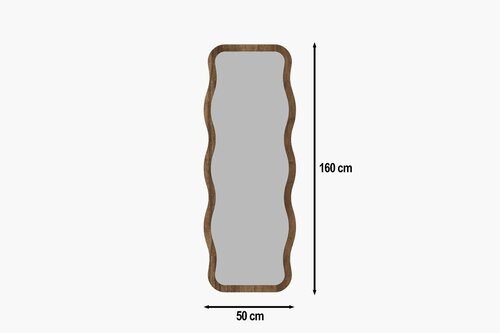 Spiegel Aror Walnuss 50 x 160 cm