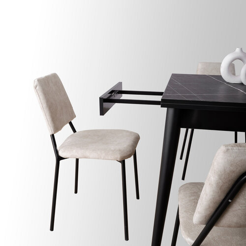 Esstisch Totem Black Marble