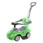 Mașinuță Baby Mix Mega Car 3in1 cu bară de ghidare, verde