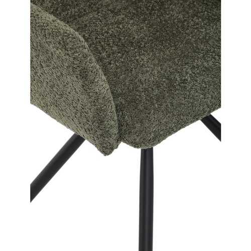 Set de scaune de sufragerie cu mecanism deîntoarcere DCH-W1117 GRN2, 2 buc.