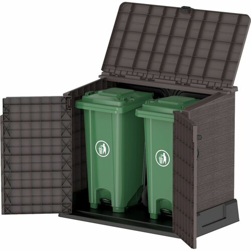 Duramax Cutie de depozitare pentru grădinăStoreAway maro, 850 l