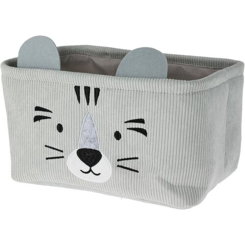 Hatu Zestaw koszy tekstylnych dla dzieci, szary, 2 szt.