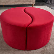 Taburet Alis Puf Red