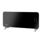 Concept KS4010 falra szerelhető üveg konvektor, fekete