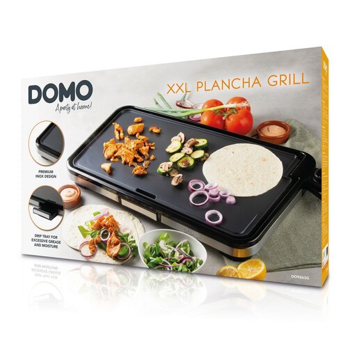 DOMO DO9263G stolný elektrický gril Plancha XXL