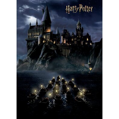 Tapet foto pentru copii Harry Potter HogwartsNight 182 x 252 cm, 4 părți